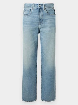 Jeansy loose fit Replay jasnoniebieski denim