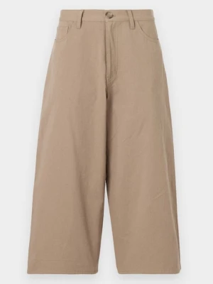 Jeansy loose fit Samsøe Samsøe beżowy