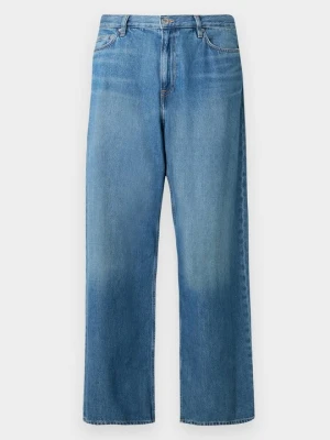 Jeansy loose fit Samsøe Samsøe niebieski denim