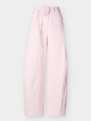 Jeansy loose fit Vero Moda jasnoróżowy
