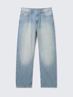 Jeansy loose fit Weekday niebieski