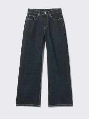 Jeansy loose fit Weekday niebieski