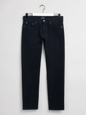 Jeansy Męskie z Miękkiego Diagonalu Regular GANT