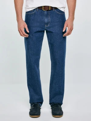 Jeansy męskie z prostą nogawką granatowe Colt 539 BIG STAR