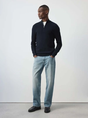 Jeansy Moby relaxed fit w jasnym kolorze średni niebieski vintage - Mężczyzna - MANGO MAN