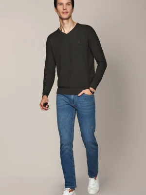 Jeansy Niebieskie Carson Regular Lancerto