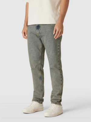 Jeansy o kroju authentic straight fit z efektem znoszenia Calvin Klein Jeans