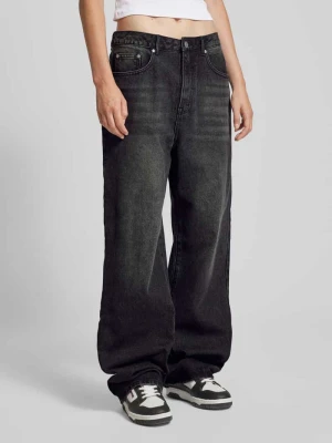 Jeansy o kroju baggy Essentials REVIEW Czarny