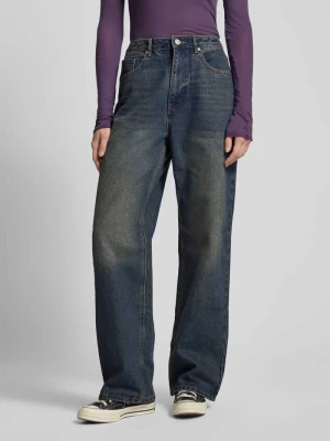 Jeansy o kroju baggy fit z 5 kieszeniami REVIEW
