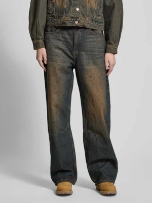 Jeansy o kroju baggy fit z 5 kieszeniami REVIEW
