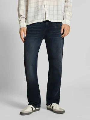 Jeansy o kroju baggy fit z czystej bawełny Hugo Blue