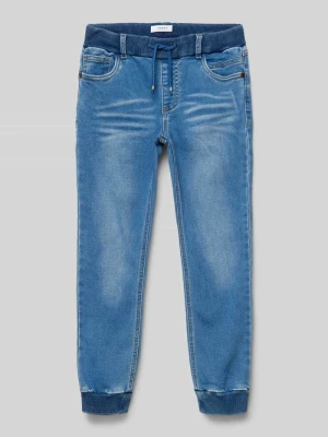Jeansy o kroju baggy fit z elastycznymi wykończeniami model ‘BEN’ NAME IT Niebieski