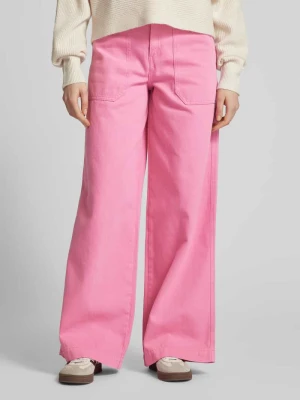 Jeansy o kroju baggy fit z kieszeniami z tyłu model ‘Homerus’ Essentiel Antwerp