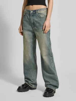 Jeansy o kroju baggy fit z mieszanki bawełny i wiskozy Review