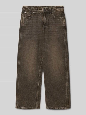 Jeansy o kroju baggy w stylu 5 kieszeni model 'ALEX' Jack&Jones Czarny