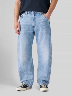 Jeansy o kroju baggy z czystej bawełny Levi's Jasnoniebieski
