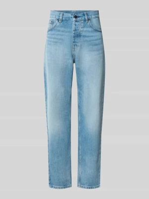 Jeansy o kroju balloon fit z czystej bawełny model 'Newel' Carhartt WIP Jasnoniebieski