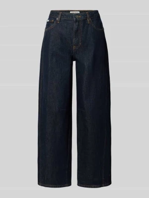 Jeansy o kroju barrel fit w skróconej długości Guess Czarny