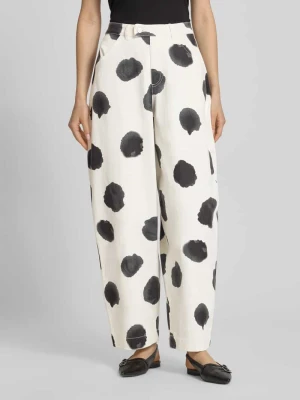 Jeansy o kroju barrel fit we wzór na całej powierzchni model 'YARA' Topshop