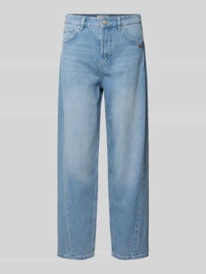 Jeansy o kroju barrel fit z detal z logo model 'Blake' Gang