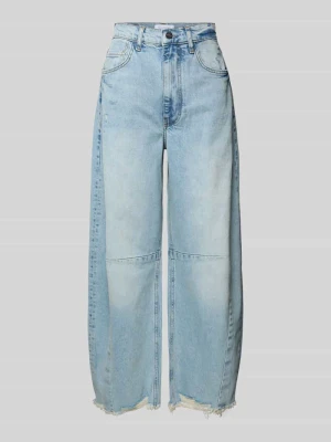 Jeansy o kroju barrel fit z Efektem znoszenia Rich & Royal