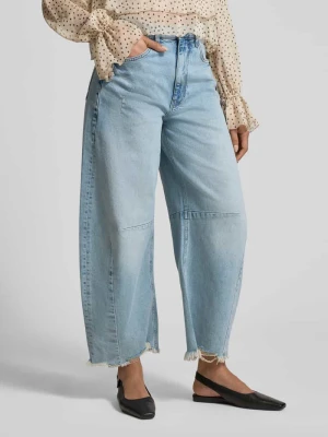 Jeansy o kroju barrel fit z Efektem znoszenia Rich & Royal