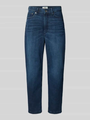Jeansy o kroju barrel fit z kieszeniami w szwie model 'FLOWN' Drykorn Ciemnoniebieski