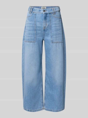 Jeansy o kroju barrel fit z naszywanymi kieszeniami model 'DERIVE' drykorn