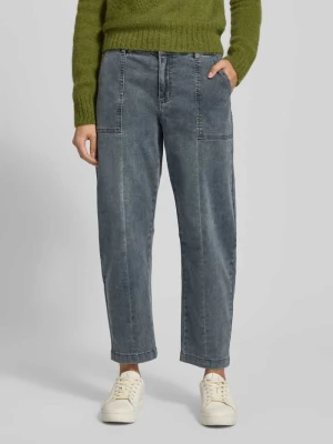 Jeansy o kroju barrel fit z wpuszczanymi kieszeniami Buena Vista