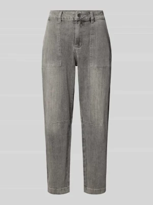 Jeansy o kroju barrel fit z wpuszczanymi kieszeniami Buena Vista