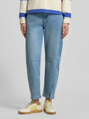 Jeansy o kroju barrel fit z wpuszczanymi kieszeniami Buena Vista