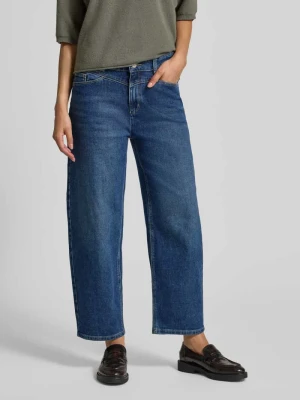 Jeansy o kroju barrel fit z wpuszczanymi kieszeniami Christian Berg Woman