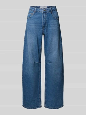 Jeansy o kroju barrel fit z wpuszczanymi kieszeniami model 'ALMA' Topshop