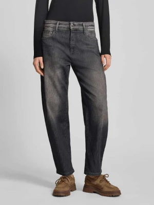 Jeansy o kroju barrel fit z wpuszczanymi kieszeniami model ‘DANNI’ MAC