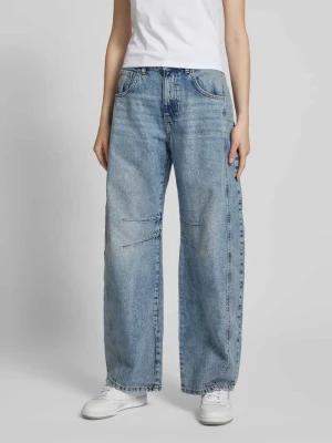 Jeansy o kroju barrel fit z wpuszczanymi kieszeniami Review