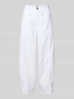 Jeansy o kroju barrel z wpuszczanymi kieszeniami model 'Rosy Bianco' MOS MOSH