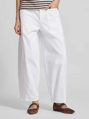 Jeansy o kroju barrel z wpuszczanymi kieszeniami model 'Rosy Bianco' MOS MOSH