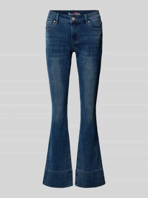 Jeansy o kroju bootcut z efektem znoszenia Buena Vista