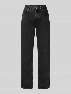 Jeansy o kroju boyfriend fit typu barrel z czystej bawełny model 'CRAFT' Pepe Jeans Czarny