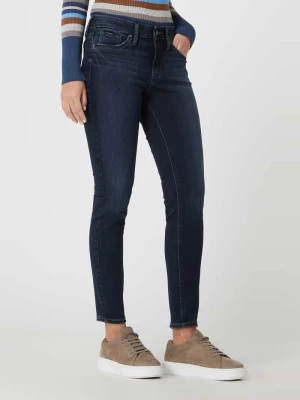 Jeansy o kroju curvy fit ze średnim stanem i dodatkiem streczu model ‘Suki’ Silver Jeans