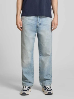 Jeansy o kroju loose fit baggy z czystej bawełny model 'FADE' Only & Sons