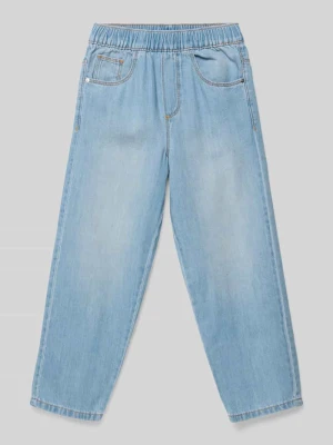 Jeansy o kroju loose fit z czystej bawełny s.Oliver Jasnoniebieski