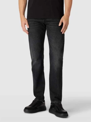 Jeansy o kroju modern fit z detalem z logo model ‘MITCH’ JOOP! Ciemnoszary