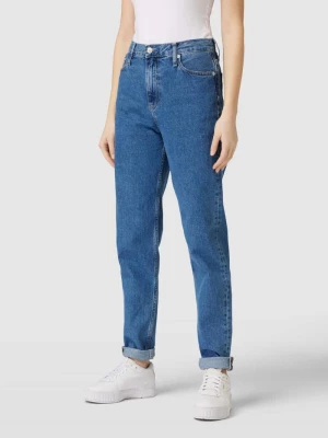 Jeansy o kroju mom fit z 5 kieszeniami Calvin Klein Jeans