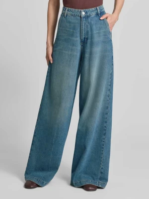 Jeansy o kroju regular fit baggy z mieszanki bawełny i lyocellu model 'CENTRAL' Boss