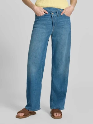 Jeansy o kroju regular fit baggy z mieszanki bawełny model 'BAGGY' CAMBIO