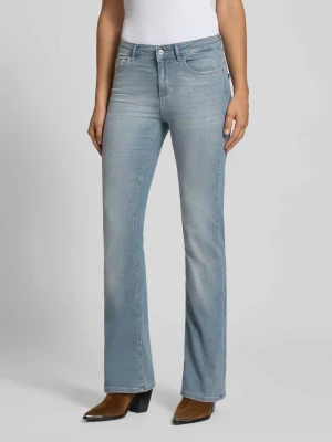 jeansy o kroju regular fit bootcut z mieszanki bawełny model 'BLUSH' Only Jasnoniebieski