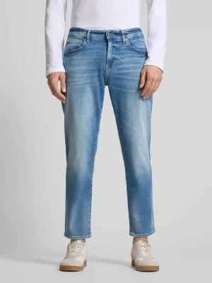 Jeansy o kroju regular fit z 5 kieszeniami Boss Orange