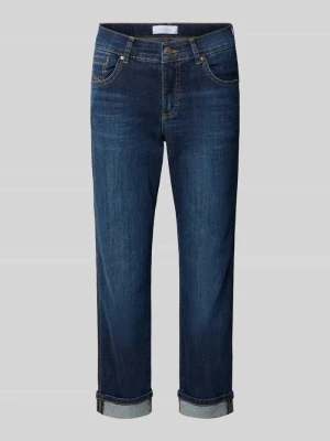 Jeansy o kroju regular fit z 5 kieszeniami model ‘DARLEEN’ Angels
