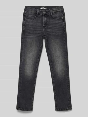 Jeansy o kroju regular fit z 5 kieszeniami model ‘Seattle’ s.Oliver Czarny